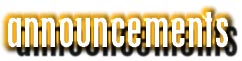 announcements